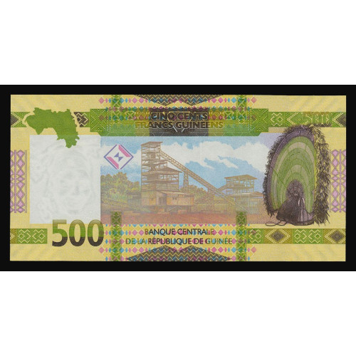 Guinea, 500 Francs 2018