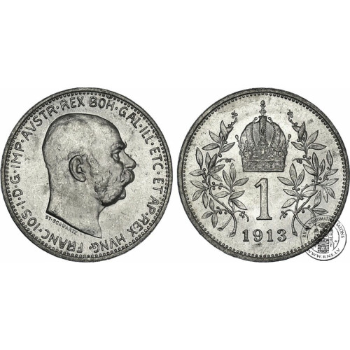 Austria, 1 Corona 1913