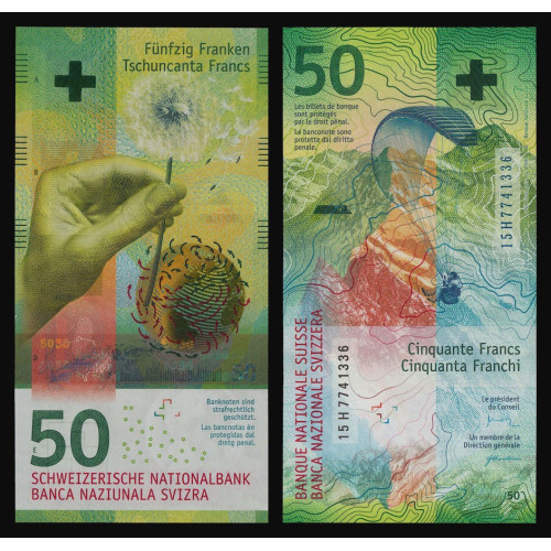 Switzerland, 50 Francs 2015