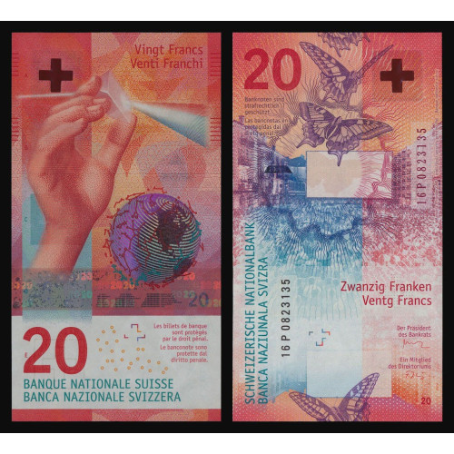 Switzerland, 20 Francs 2016