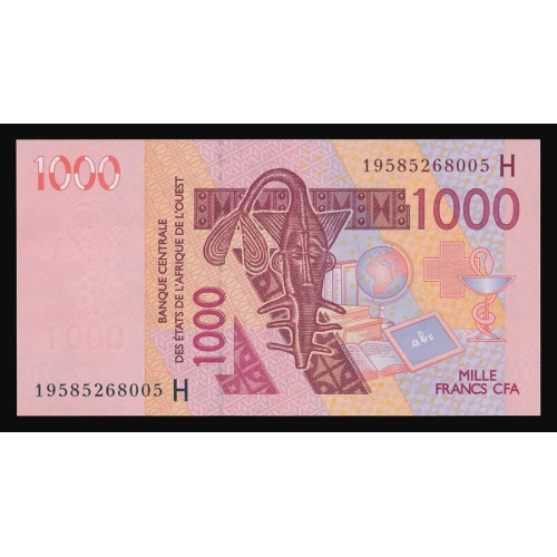 West African States (Niger), 1000 Francs 2019 (H)