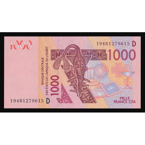 West African States (Mali), 1000 Francs 2019 (D)