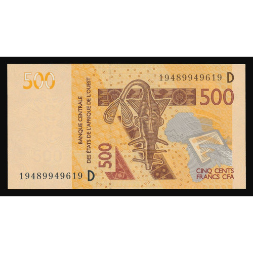 West African States (Mali), 500 Francs 2019 (D)