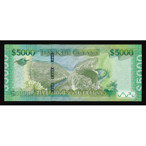 Guyana, 5000 Dollars 2018