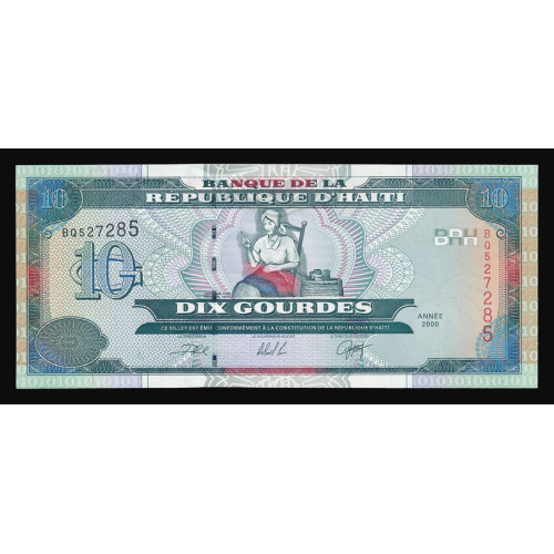 Haiti, 10 Gourdes 2000