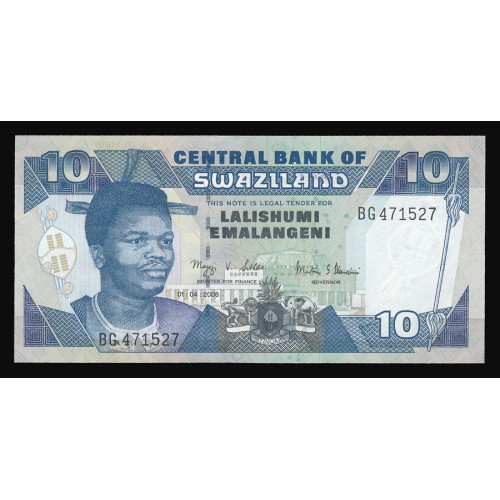 Swaziland, 10 Emalangeni 2006