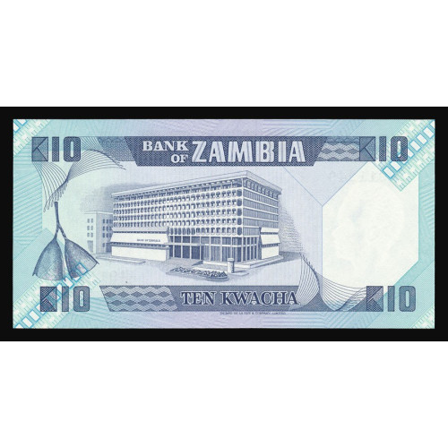 Zambia, 10 Kwacha 1988