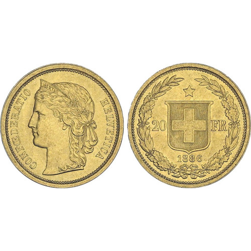 Šveice, 20 franki (Helvetia)