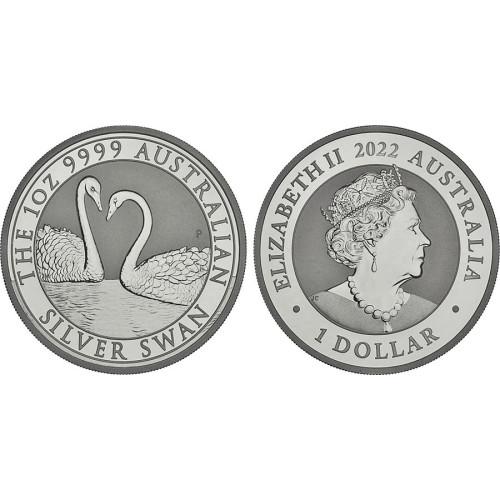 Australia, 1 Dollar 2022, Swan (1 Oz)