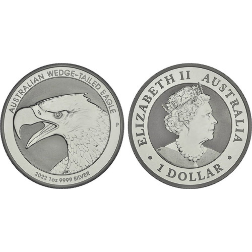 Australia, 1 Dollar 2022, Wedge-Tailed Eagle (1 Oz)