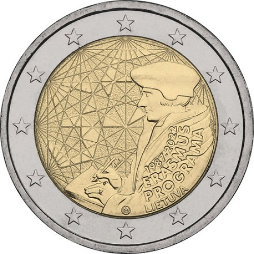 Lithuania, 2 Euro 2022, Erasmus 35