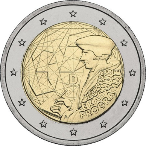 Germany, 2 Euro 2022, Erasmus 35 (A)