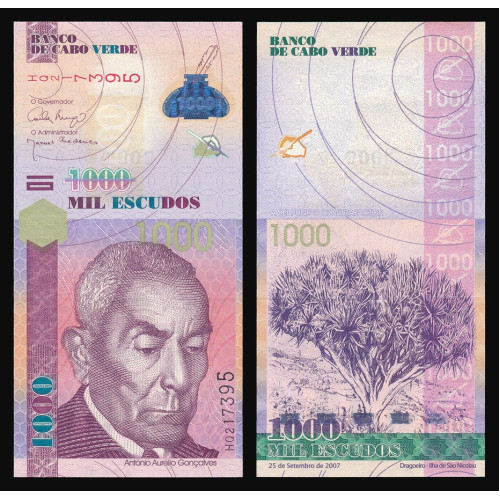 Cape Verde, 1000 Escudos 2007