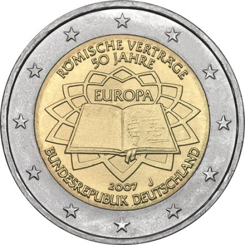 Germany, 2 Euro 2007, Treaty of Rome (A)