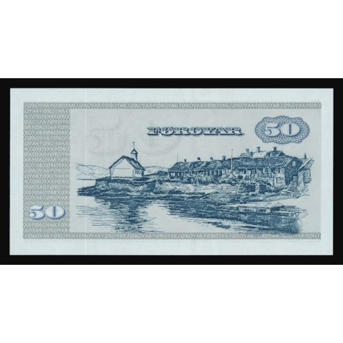 Faeroe Islands, 50 Kronur 1987