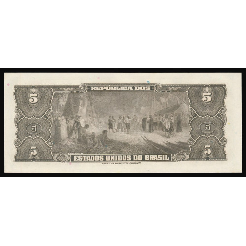 Brazil, 5 Cruzeiros 1943