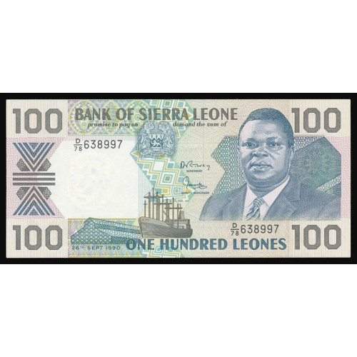 Sierra Leone, 100 Leones 1990