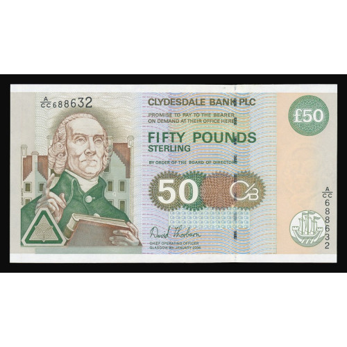 Scotland - Clydesdale Bank PLC, 50 Pounds 2006