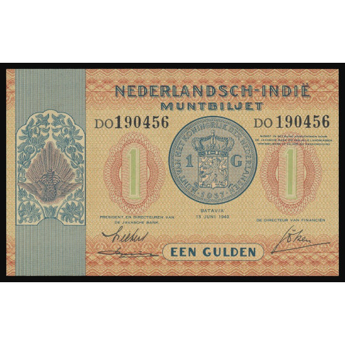 Netherlands Indies, 1 Gulden 1940