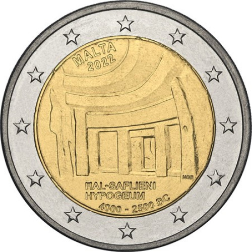 Malta, 2 Euro 2022, Hal Salfieni Hypogeum