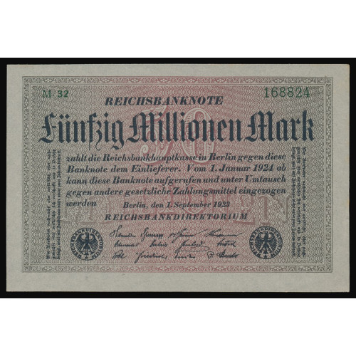 Germany, 50 000 000 Mark 1923