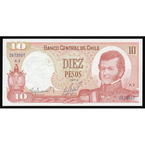 Chile, 10 Pesos 1976