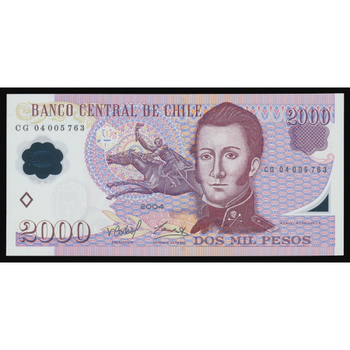 Chile, 2000 Pesos 2004 (Polymer)