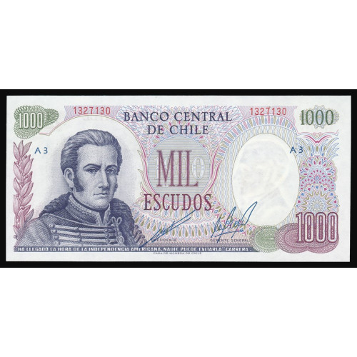 Chile, 1000 Escudos 1967-76