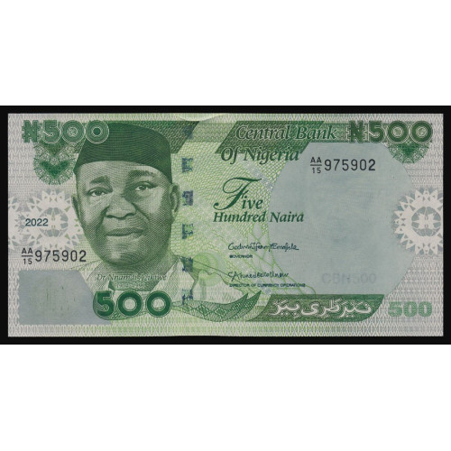 Nigeria, 500 Naira 2022