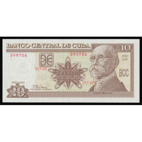 Cuba, 10 Pesos 2020