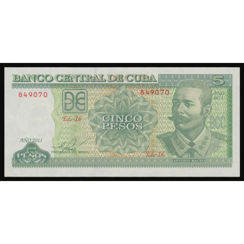 Cuba, 5 Pesos 2011