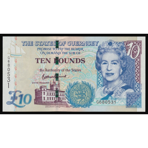 Guernsey, 10 Pounds 2023