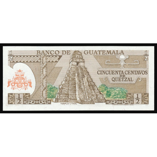 Guatemala, 1/2 Quetzal 1982