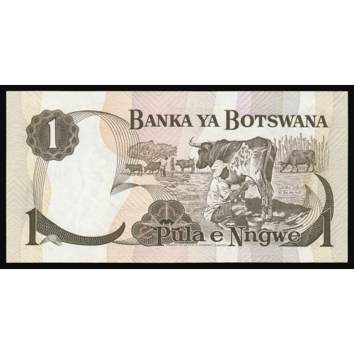 Botswana, 1 Pula 1976 (low number)