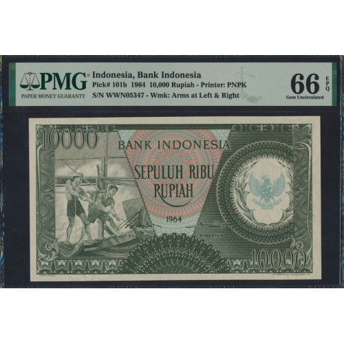 Indonesia, 10000 Rupiah 1964, WWN 05347