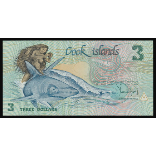 Cook Islands, 3 Dollars 1992, Commemorative