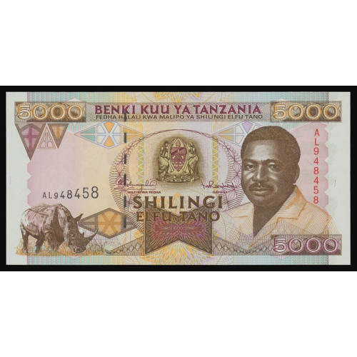 Tanzania, 5000 Shilingi 1995