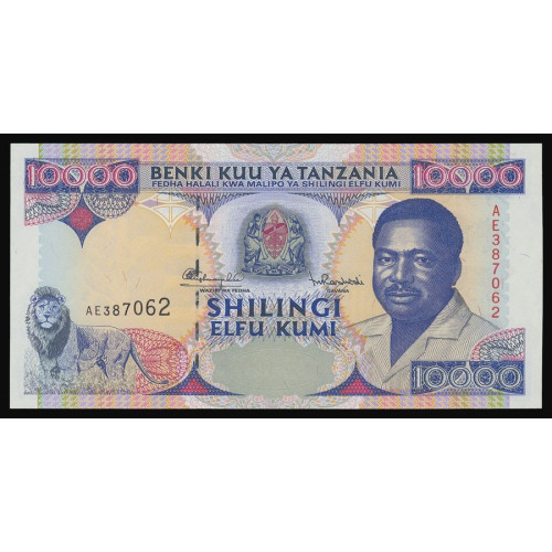 Tanzania, 10000 Shilingi 1995