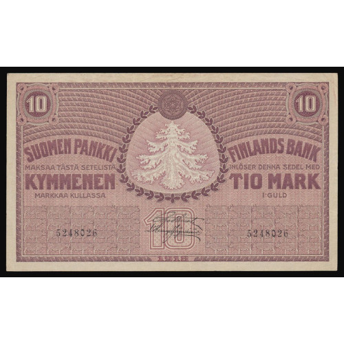 Finland, 10 Markkaa 1918, 5248026