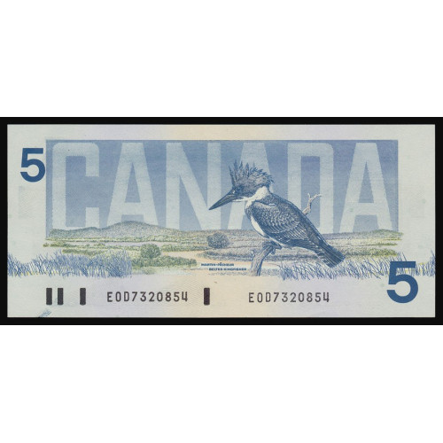 Canada, 5 Dollars 1986