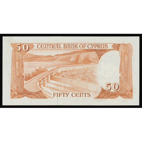 Cyprus, 50 Cents 1983