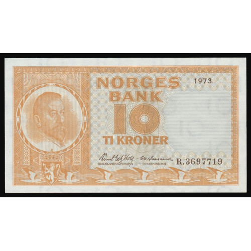 Norway, 10 Kroner 1973