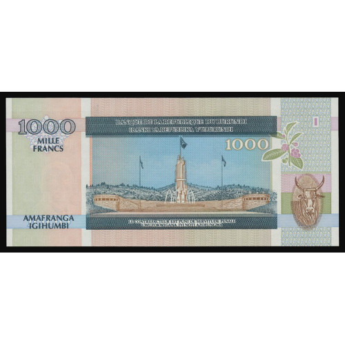 Burundi, 1000 Francs 2006