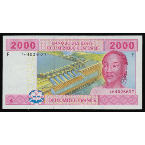 Central African States (Equatorial Guinea), 2000 Francs 2002 (F)