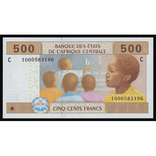 Central African States (Chad), 500 Francs 2002 (C)