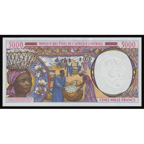 Central African States (Equatorial Guinea), 5000 Francs 2000 (N)