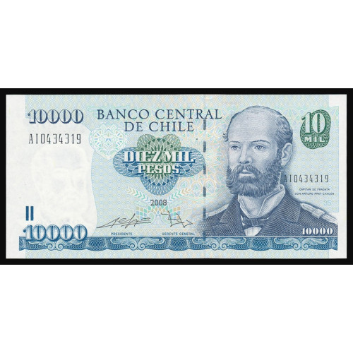 Chile, 10000 Pesos 2008