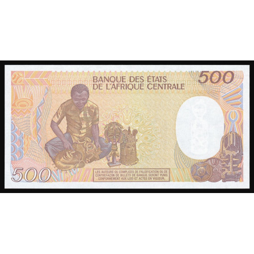 Gabon, 500 Francs 1985