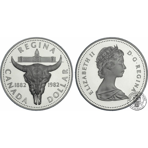 Canada, 1 Dollar 1982, Regina