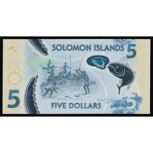 Solomon Islands, 5 Dollars 2019 (Polymer)